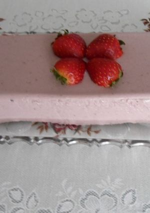 Una foto de Pudín de fresas
