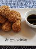 Polpette di pollo e zenzero
