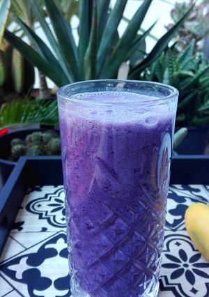 Φωτογραφία της συνταγής Δυναμωτικό Smoothie με μαύρα μούρα💪
