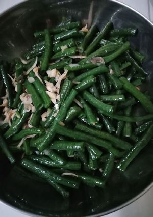 Foto resep Oseng Kacang Panjang dg ikan teri