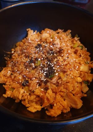 Foto resep Kimchi Bokkeumbap (Nasi goreng kimchi)