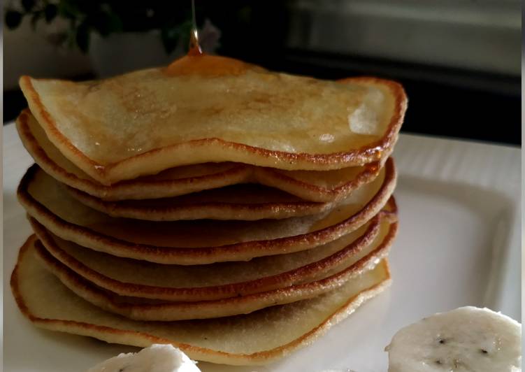 Steps to Make Speedy &#34;Fluffy Banana Pancake&#34;