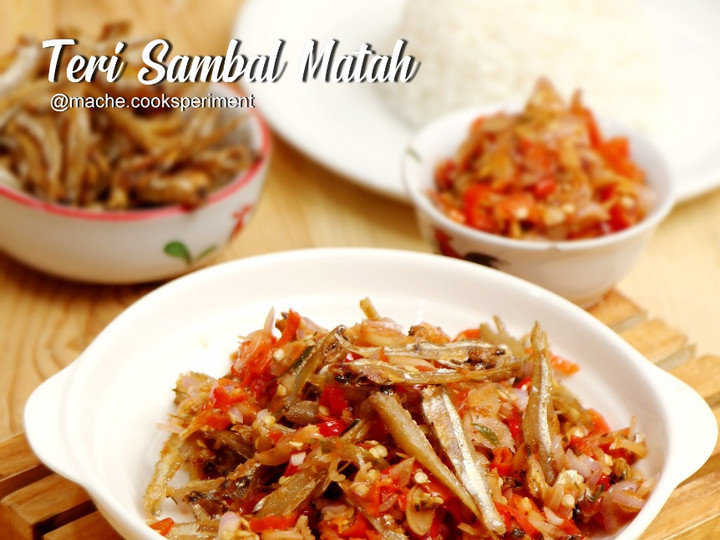 Langkah Mudah untuk Menyiapkan Teri sambal Matah menu boros nasi Anti Gagal