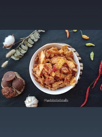 Cara Gampang Membikin Resep Keripik Singkong Pedas Manis yang Uenak Anti Ribet, Mantap