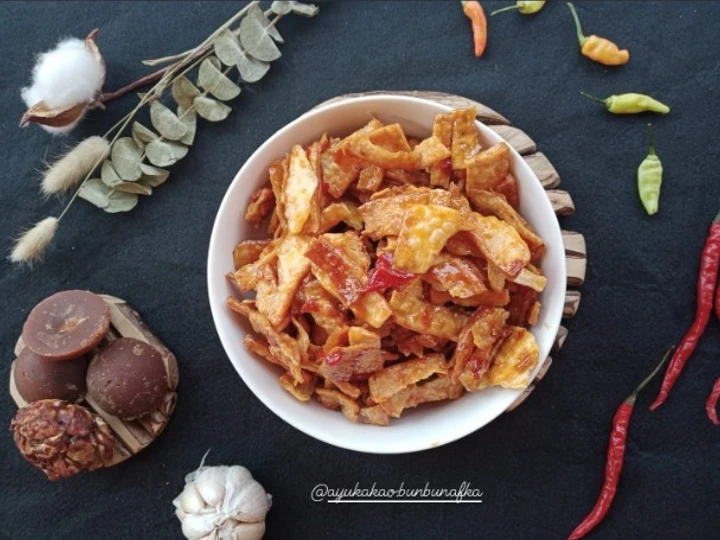 Cara Gampang Membikin Resep Keripik Singkong Pedas Manis yang Uenak Anti Ribet, Mantap