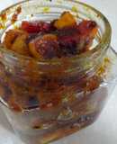 Punjabi khatta meetha mixed vegetable pickle
