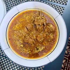 A picture of Pista Mutton Qorma.