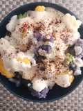 Cavolfiori con fonduta di capra al miso