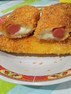 Foto resep Roti tawar goreng isi sosis & mozarella