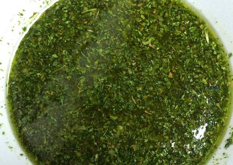 Recipe of Perfect Chimichurri Sauce