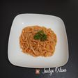 Creamy Pink Pasta Low Budget ala Mie Pipih by : Jesslyn Orlane