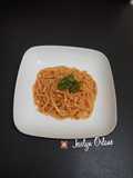 Creamy Pink Pasta Low Budget ala Mie Pipih by : Jesslyn Orlane