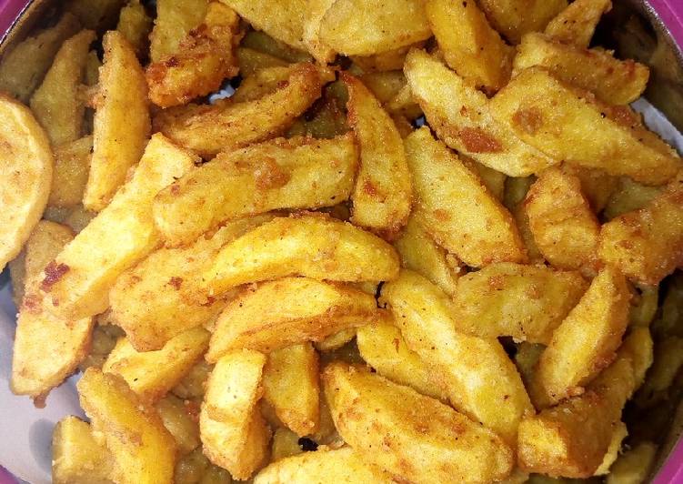 Recipe: Delicious Potato Wedges