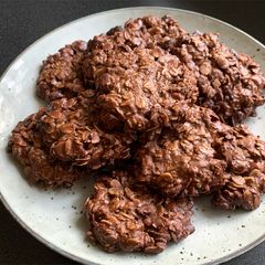 Cocoa Oats & Almond Cookies A picture of Cocoa Oats & Almond Cookies.