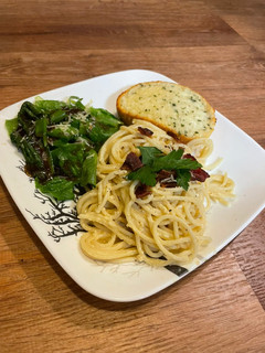 A picture of Spaghetti Carbonara.