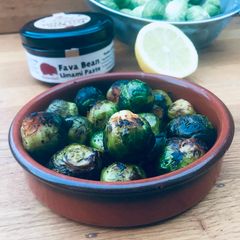 A picture of Umami Brussel Sprouts.