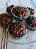 Cukkinis,csokis muffin