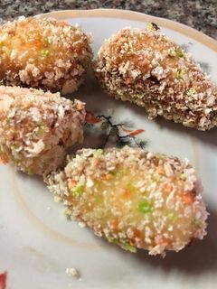 Hình của món Bánh sữa tươi chiên.