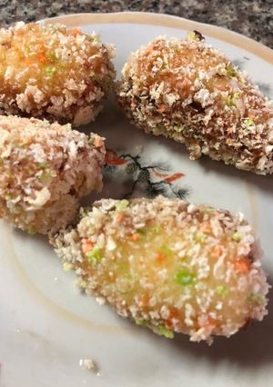 Hình của món Bánh sữa tươi chiên.
