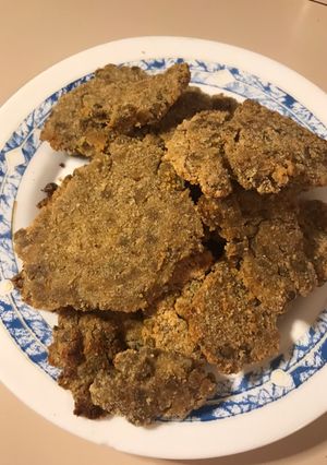 Una foto de Milanesas de lentejas
