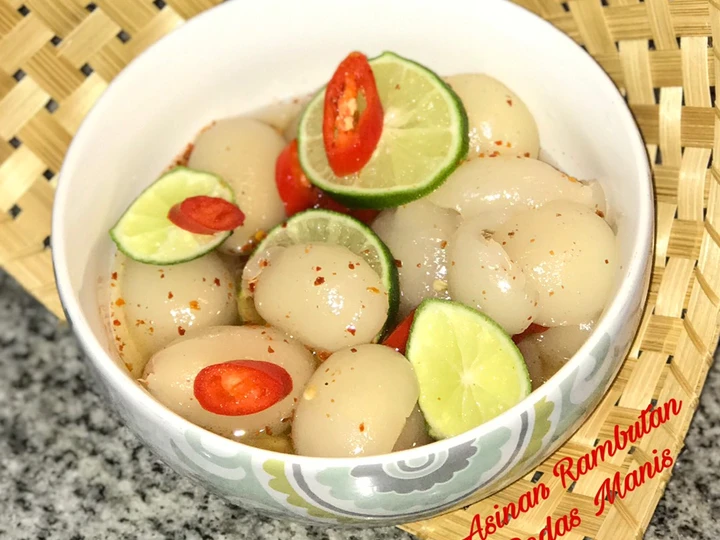 Easy Ways Make Recipes Asinan Rambutan Pedas Manis the So Delicious Make You Drink.