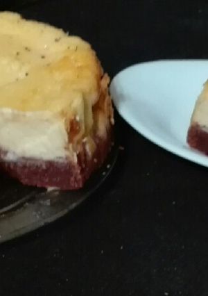 Una foto de Torta de queso crema y yogurt
