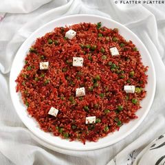 Beetroot Quinoa A picture of Beetroot Quinoa.