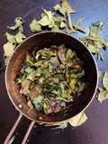 Roasted Neem leaves