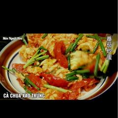 Trứng xào cà chua A picture of Trứng xào cà chua.