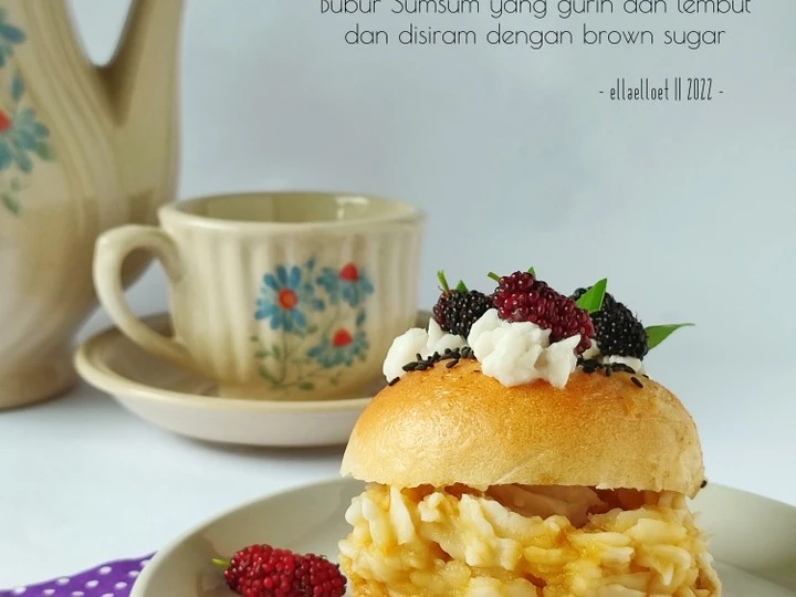 Langkah Mudah untuk Membuat Resep Bagel With Bubur Sumsum yang Bisa Manjain Lidah Anti Ribet, Lezat Sekali