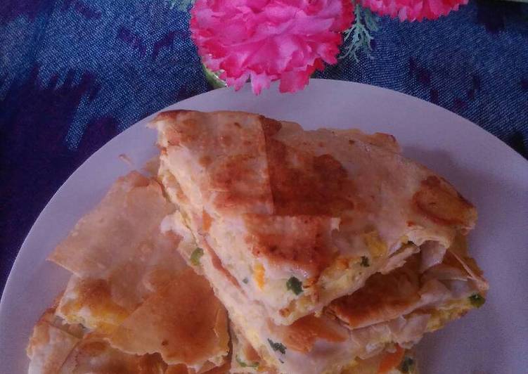 Martabak pangsit vs omelet...🙌