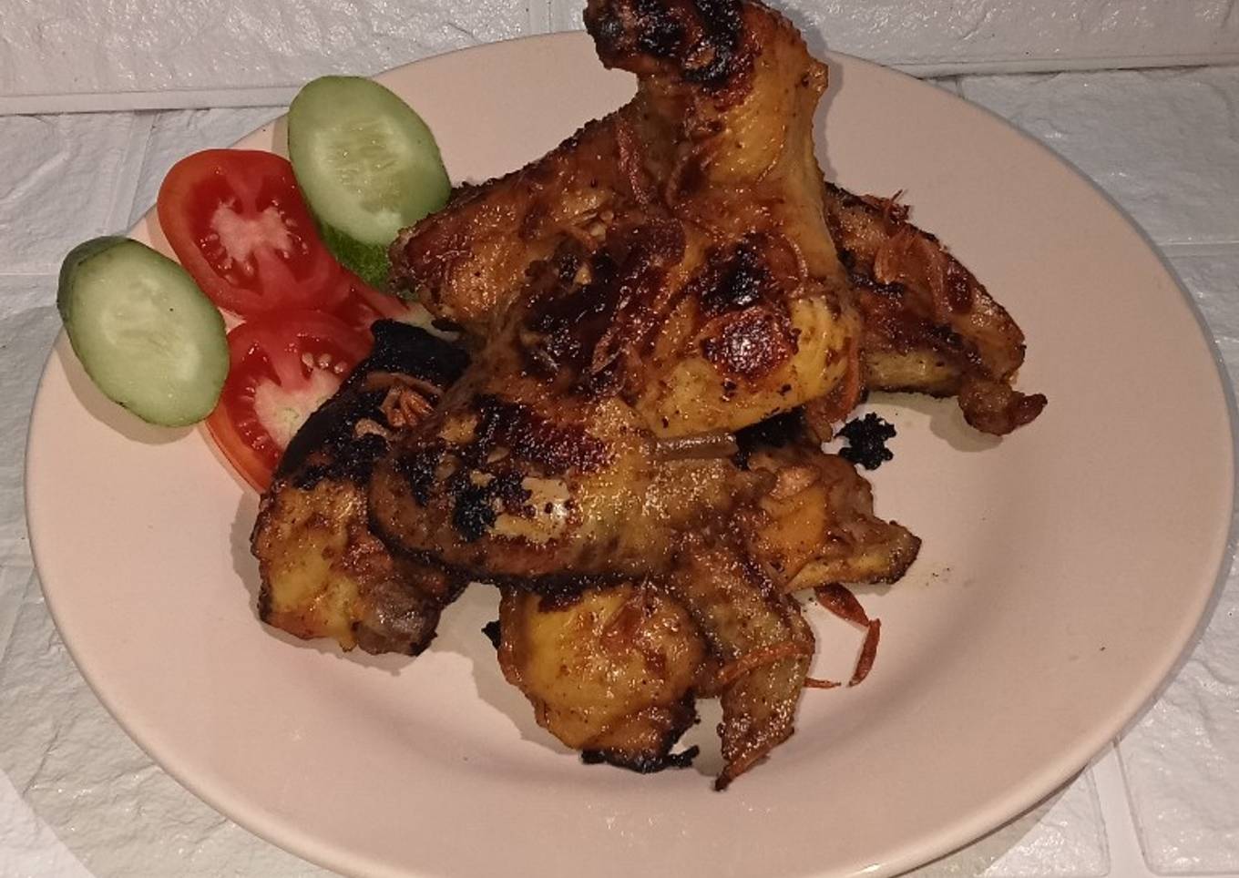 Ayam Bakar teflon kecap Inggris