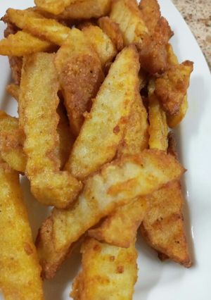 صورة لوصفة 🍟 بطاطا البروستد المقرمشة 🍟