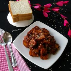 A picture of Honey Chilli Bread.