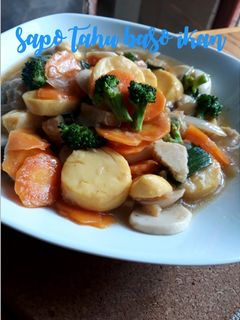 Foto resep Sapo tahu baso ikan