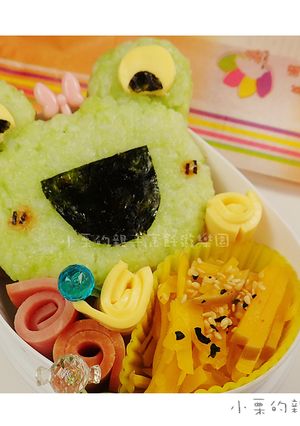 誰在池塘呱呱呱?--台灣彩色米 的食譜成品照片