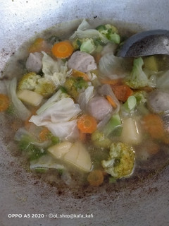 Foto resep Sop bakso ikan simpel