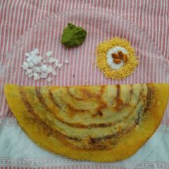A picture of Moong Dal Dabeli Chilla.