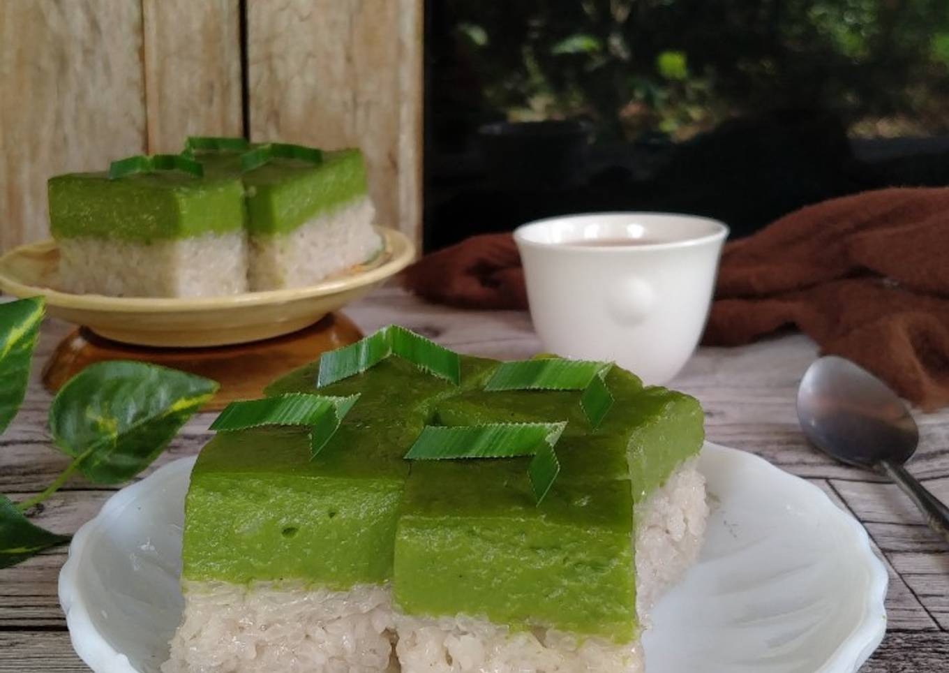 Kue Serimuka || Talam Ketan Srikaya Pandan