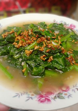 Foto resep Kailan cah Bawang Putih ala Chinese Resto
