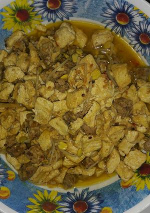 Foto resep Tahu Tempe Masak Kuning Campur Ale