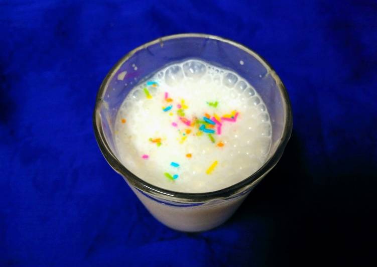 Easiest Way to Make Favorite Curd and Apple  smoothie