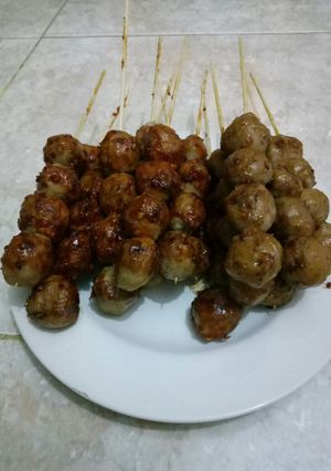 Foto resep Bakso Tusuk Pedas Manis
