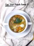 Sup Telur Puyuh-Jamur Es