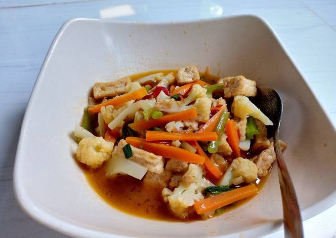 Resep Cah Tahu Kembang Kol Oleh Vitriani Fakri Cookpad