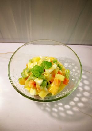 Foto resep Huzarensla (Salad Khas Belanda)