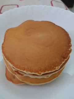 A picture of Fluffy pancakes.