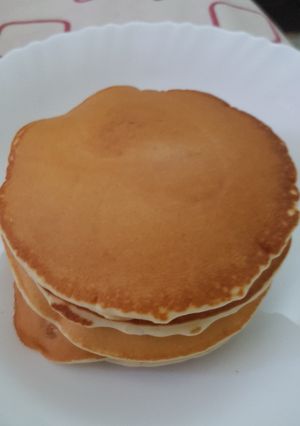 A picture of Fluffy pancakes.