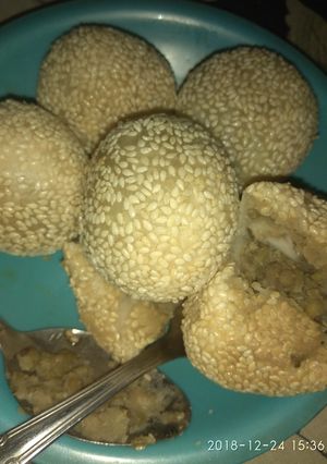 Foto resep Onde wijen isi kacang hijau