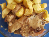 Pollo en adobo filipino